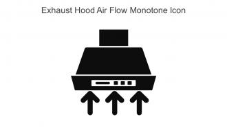 Exhaust Hood Air Flow Monotone Icon In Powerpoint Pptx Png And Editable Eps Format