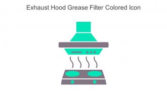 Exhaust Hood Grease Filter Colored Icon In Powerpoint Pptx Png And Editable Eps Format