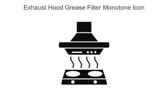 Exhaust Hood Grease Filter Monotone Icon In Powerpoint Pptx Png And Editable Eps Format