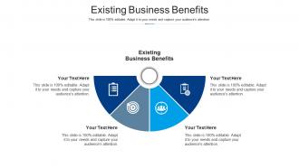 Existing business benefits ppt powerpoint presentation inspiration clipart images cpb