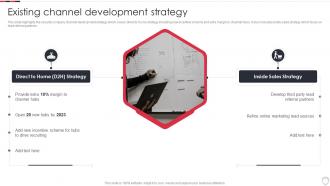 Existing Channel Development Strategy Home Security Systems Company Profile