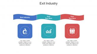Exit industry ppt powerpoint presentation inspiration graphics template cpb