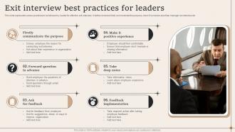Exit Interview Best Practices For Leaders