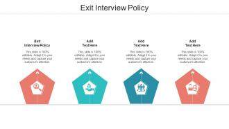 Exit Interview Policy Ppt Powerpoint Presentation Ideas Maker Cpb