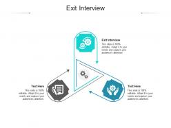 Exit interview ppt powerpoint presentation show good cpb