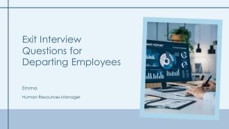 Exit Interview Questions For Departing Employees PPT Information AT