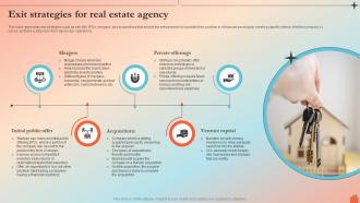 Exit Strategies For Real Estate Agency Real Estate Agency BP SS