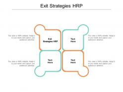 Exit strategies hrp ppt powerpoint presentation slides styles cpb