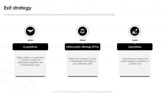 Exit Strategy IFTTT Investor Funding Elevator Pitch Deck