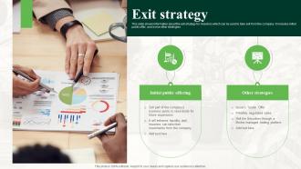 Exit Strategy Indoor Gardening Kits Offering Organization Fundraising Pitch Deck