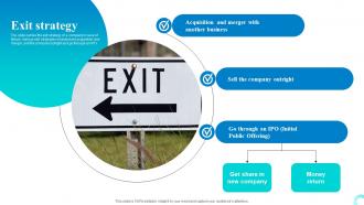 Exit Strategy Messaging App Investor Funding Elevator Pitch Deck