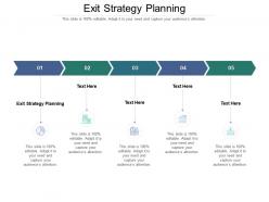 Exit strategy planning ppt powerpoint presentation summary format cpb