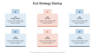Exit Strategy Startup In Powerpoint And Google Slides Cpb