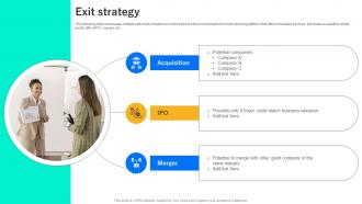 Exit Strategy Yellowdig Investor Funding Elevator Pitch Deck