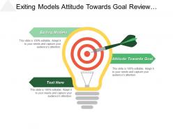 Exiting models attitude towards goal review corporate governance cpb
