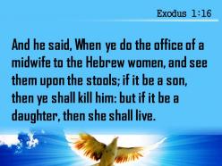 Exodus 1 16 let her live powerpoint church sermon