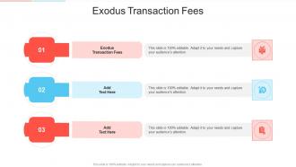 Exodus Transaction Fees In Powerpoint And Google Slides Cpb