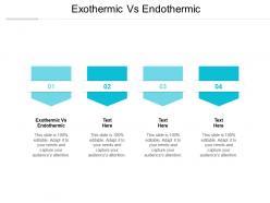 Exothermic vs endothermic ppt powerpoint presentation portfolio templates cpb