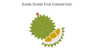 Exotic Durian Fruit Colored Icon In Powerpoint Pptx Png And Editable Eps Format