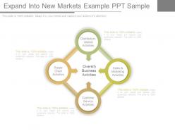 Expand into new markets example ppt sample