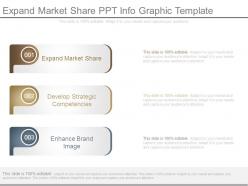 Expand market share ppt info graphic template