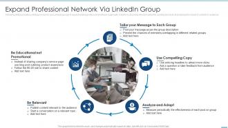 Expand Professional Network Via Linkedin Marketing Solutions For Small Business