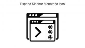 Expand Sidebar Monotone Icon In Powerpoint Pptx Png And Editable Eps Format