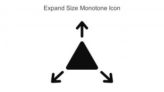 Expand Size Monotone Icon In Powerpoint Pptx Png And Editable Eps Format
