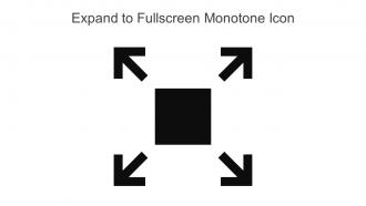 Expand To Fullscreen Monotone Icon In Powerpoint Pptx Png And Editable Eps Format