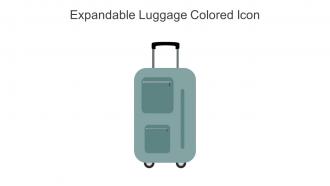 Expandable Luggage Colored Icon In Powerpoint Pptx Png And Editable Eps Format