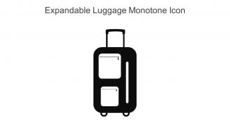 Expandable Luggage Monotone Icon In Powerpoint Pptx Png And Editable Eps Format