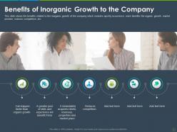 Expanding company through inorganic growth powerpoint presentation slides