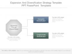 Expansion and diversification strategy template