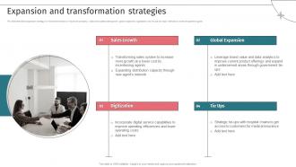 Expansion And Transformation Strategies Insurance Underwriting Company