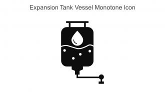 Expansion Tank Vessel Monotone Icon In Powerpoint Pptx Png And Editable Eps Format