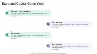 Expected Capital Gains Yield In Powerpoint And Google Slides Cpb