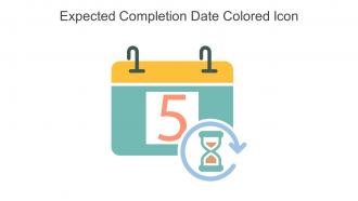Expected Completion Date Colored Icon In Powerpoint Pptx Png And Editable Eps Format