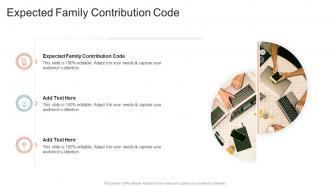 Expected Family Contribution Code In Powerpoint And Google Slides Cpb
