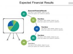 Expected financial results ppt powerpoint presentation gallery brochure cpb