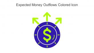 Expected Money Outflows Colored Icon In Powerpoint Pptx Png And Editable Eps Format