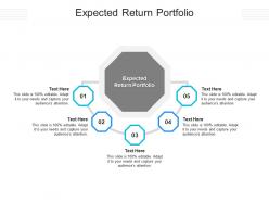Expected return on portfolio ppt powerpoint presentation show elements cpb