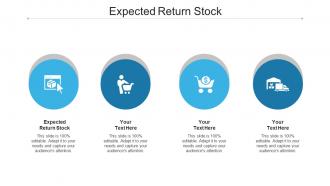 Expected return stock ppt powerpoint presentation slides introduction cpb