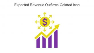 Expected Revenue Outflows Colored Icon In Powerpoint Pptx Png And Editable Eps Format