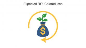 Expected ROI Colored Icon In Powerpoint Pptx Png And Editable Eps Format