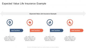 Expected Value Life Insurance Example In Powerpoint And Google Slides Cpb