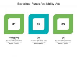 Expedited funds availability act ppt powerpoint presentation pictures vector cpb
