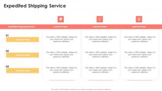 Expedited Shipping Service In Powerpoint And Google Slides Cpb