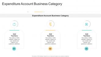Expenditure Account Business Category In Powerpoint And Google Slides Cpb