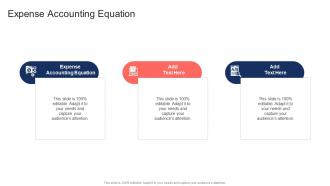 Expense Accounting Equation In Powerpoint And Google Slides Cpb
