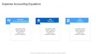 Expense Accounting Equations In Powerpoint And Google Slides Cpb